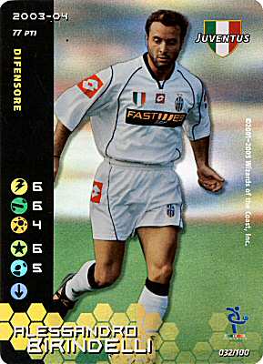 032/100 Alessandro Birindelli rara foil -NEAR MINT-