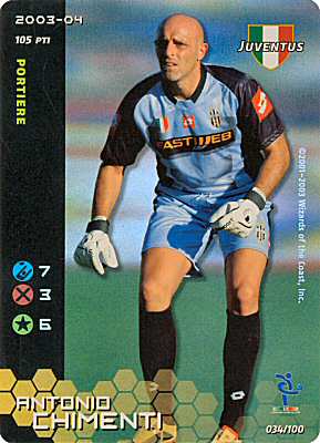 034/100 Antonio Chimenti rara foil -NEAR MINT-
