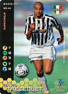043/100 David Trezeguet rara foil -NEAR MINT-