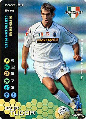 044/100 Igor Tudor rara foil -NEAR MINT-
