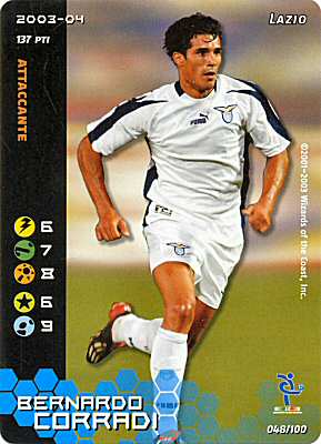 048/100 Bernardo Corradi comune -NEAR MINT-