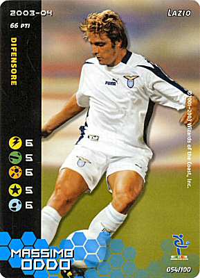 054/100 Massimo Oddo comune -NEAR MINT-