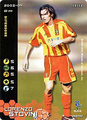 059/100 Lorenzo Stovini comune -NEAR MINT-