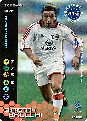 060/100 Christian Brocchi rara foil -NEAR MINT-