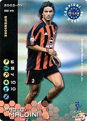 065/100 Paolo Maldini rara foil -NEAR MINT-