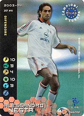 066/100 Alessandro Nesta rara foil -NEAR MINT-