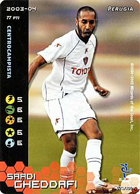 074/100 Saadi Gheddafi comune -NEAR MINT-