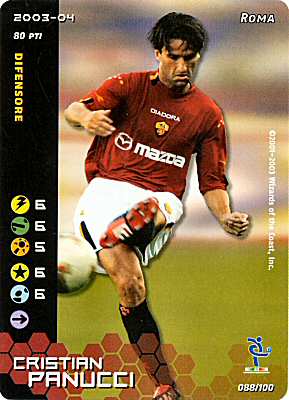 088/100 Cristian Panucci comune -NEAR MINT-