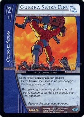 DJL-208 Guerra Senza Fine rara -NEAR MINT-