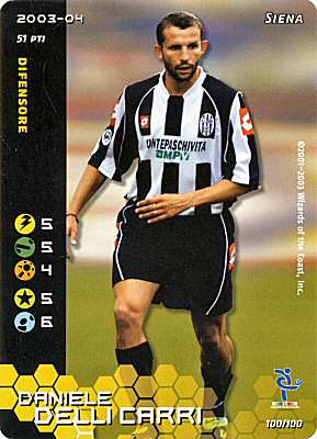 100/100 Daniele Delli Carri comune -NEAR MINT-