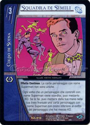DJL-210 Squadra di Simili rara -NEAR MINT-