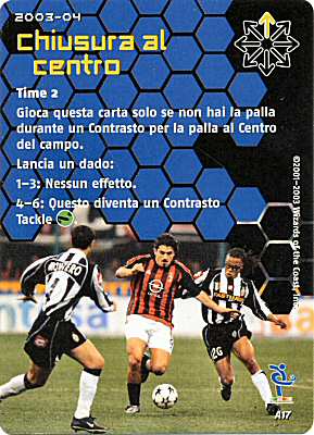 A17 Chisura al centro comune -NEAR MINT-