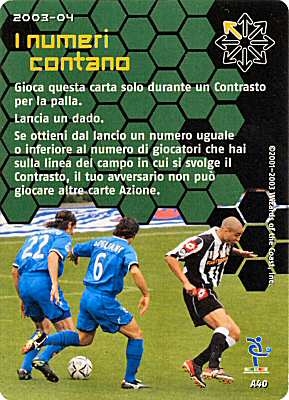 A40 I numeri contano comune -NEAR MINT-