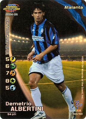 003/150 Demetrio Albertini rara foil -NEAR MINT-