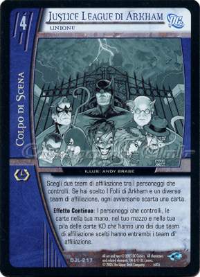 DJL-217 Justice League di Arkham non comune -NEAR MINT-