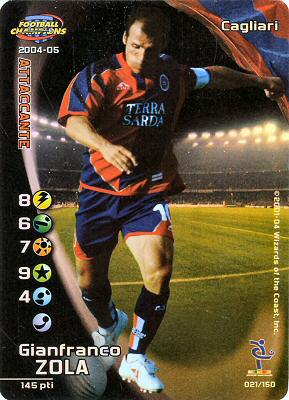 021/150 Gianfranco Zola rara foil -NEAR MINT-