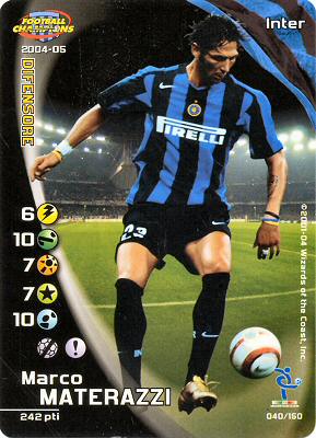 040/150 Marco Materazzi comune -NEAR MINT-