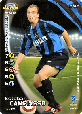 043/150 Esteban Cambiasso comune -NEAR MINT-