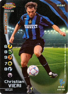 048/150 Christian Vieri rara foil -NEAR MINT-