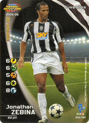 052/150 Jonathan Zebina comune -NEAR MINT-