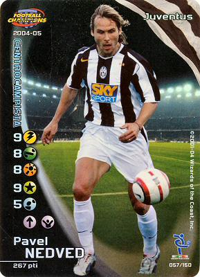 057/150 Pavel Nedved rara foil -NEAR MINT-