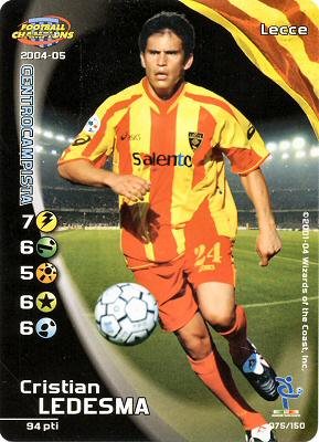 075/150 Cristian Ledesma comune -NEAR MINT-