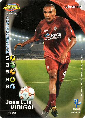 082/150 JosË Luis Vidigal comune -NEAR MINT-