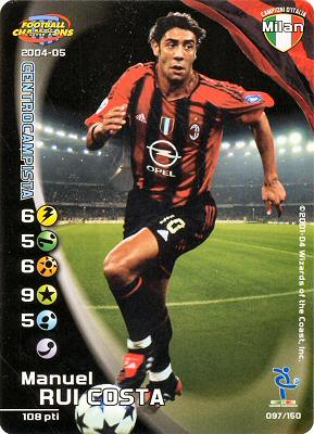 097/150 Manuel Rui Costa comune -NEAR MINT-
