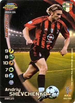 100/150 Andriy Shevchenko rara foil -NEAR MINT-