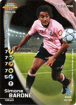 104/150 Simone Barone comune -NEAR MINT-