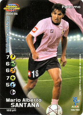 106/150 Mario Alberto Santana comune -NEAR MINT-