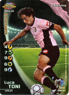 108/150 Luca Toni rara foil -NEAR MINT-