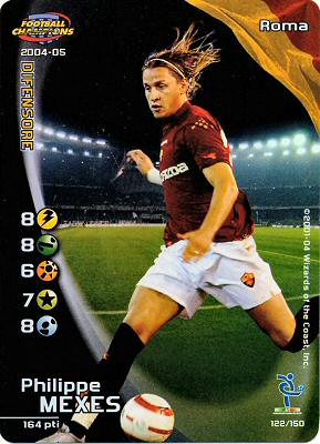 122/150 Philippe Mexes rara foil -NEAR MINT-