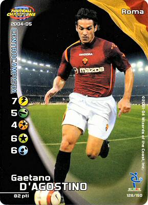 126/150 Gaetano D' Agostino comune -NEAR MINT-