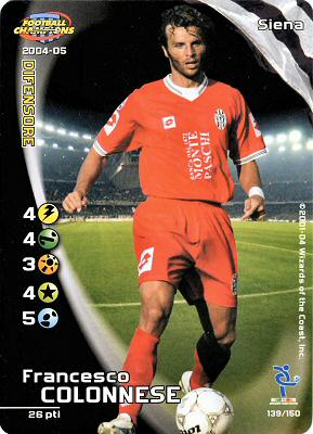 139/150 Francesco Colonnese comune -NEAR MINT-