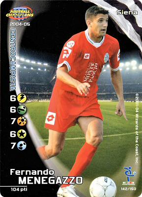 142/150 Fernando Menegazzo comune -NEAR MINT-