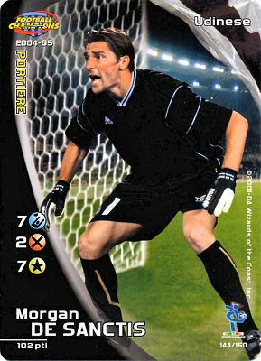 144/150 Morgan De Sanctis comune -NEAR MINT-