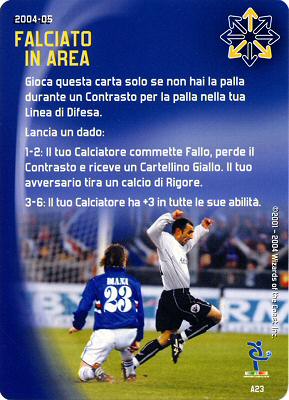 A23 Falciato in area comune -NEAR MINT-