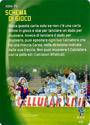 A34 Schema di gioco comune -NEAR MINT-