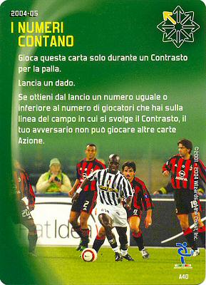 A40 I numeri contano comune -NEAR MINT-