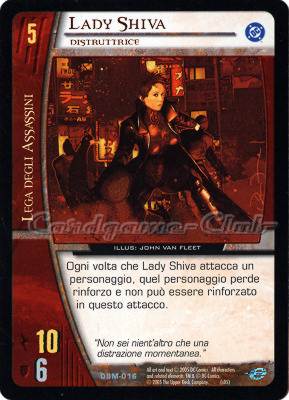 DBM-016 Lady Shiva non comune -NEAR MINT-