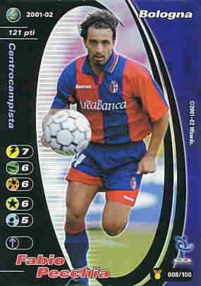 008/100 Fabio Pecchia comune -NEAR MINT-