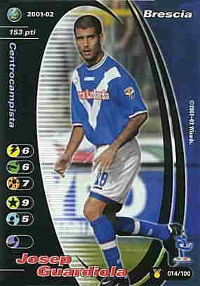014/100 Josep Guardiola comune -NEAR MINT-