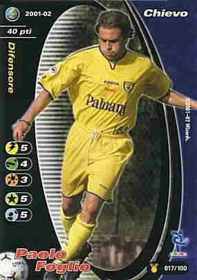 017/100 Paolo Foglio comune -NEAR MINT-