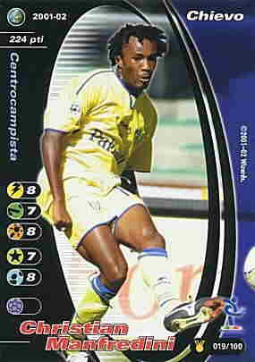 019/100 Christian Manfredini comune -NEAR MINT-