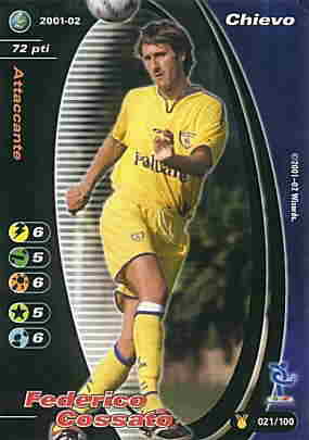 021/100 Federico Cossato comune -NEAR MINT-