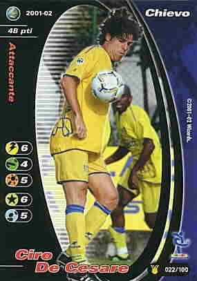 022/100 Ciro De Cesare comune -NEAR MINT-