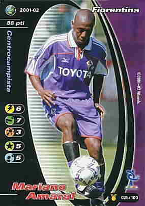 025/100 Mariano Amaral comune -NEAR MINT-