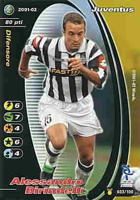 033/100 Alessandro Birindelli comune -NEAR MINT-