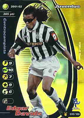 035/100 Edgar Davids rara foil -NEAR MINT-